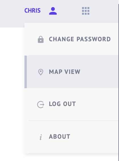 CENM management console - switching between Map View and Layout View